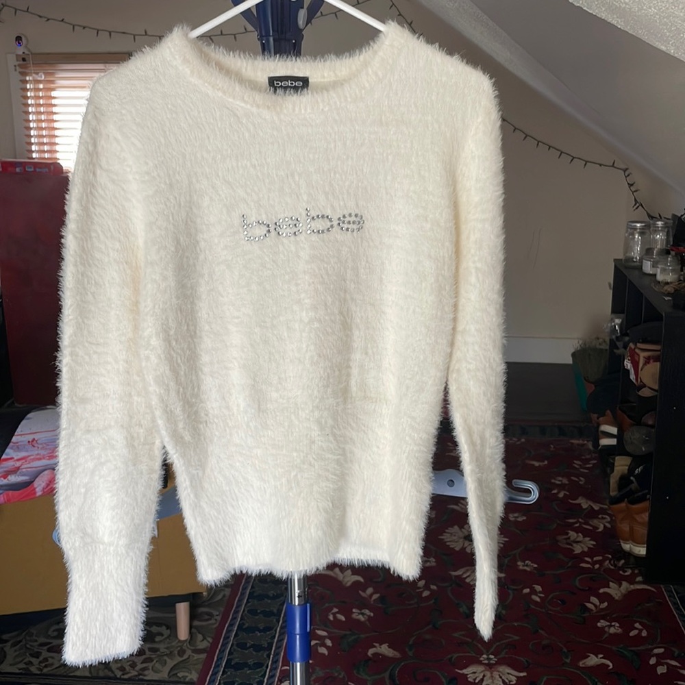 Bebe Fuzzy Sweater